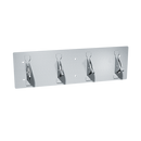 ASI-127 - Security Clothes Hook Strip - Front Mount - Surface Mounted