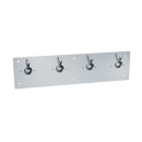 ASI-129 - Security Clothes Hook & Strip - Front Mount - Surface Mounted