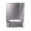 Bradley 2441-000000 - Recessed ADA Compliant Paper Towel Dispenser - Satin Finish