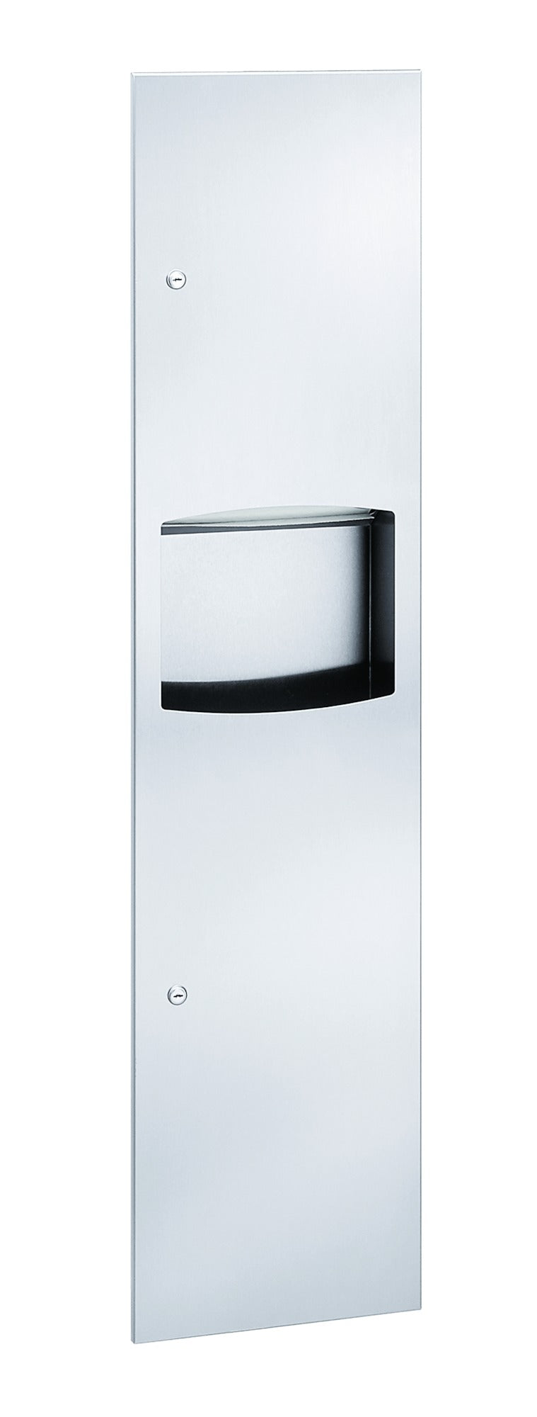 Bradley 2027-780000 - Recessed Paper Towel Dispenser/Waste Receptacle, 3.3 Gal - Polished Stainless Steel