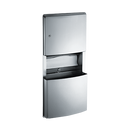 ASI 204623 - Roval™ - Paper Towel Dispenser & Removable Waste Receptacle - Multi, C-fold - 3 gal. - Recessed