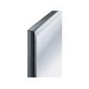 ASI 20650-2436 - Roval™ - Mirror - Stainless Steel, Inter-Lok Frame - Plate Glass - 24"W X 36"H - Surface Mounted