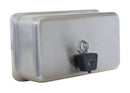 Bradley 6543-000000 - Surface Miounted Horizontal Push Button Liquid Soap Dispenser, 40 oz - Satin Finish