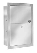 Bradley 4731-150000 - Standard Series Napkin Disposal, Recessed