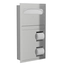 Bradley 5922-000000 - 1-Stall Seat Cover/Paper Dispenser, Recessed