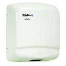 Bradley 2905-2873CE - Aerix Sensor-Operated Steel Cover Hand Dryer - White (European Export)
