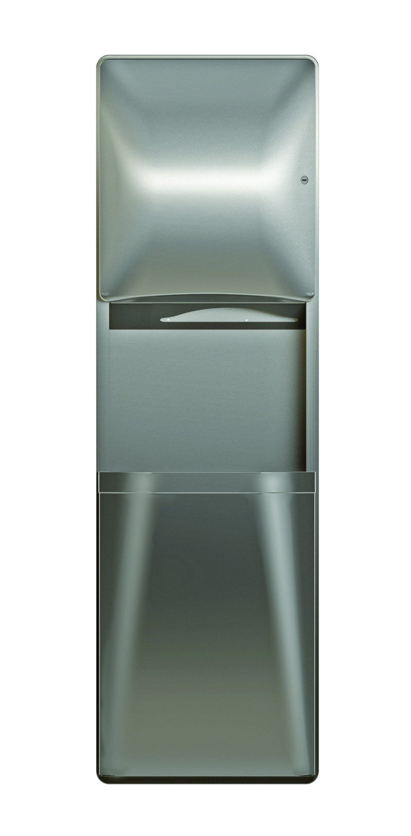 Bradley 2A05-103600 - Diplomat Series Recessed Paper Towel Dispenser/Waste Receptacle, 18 Gal