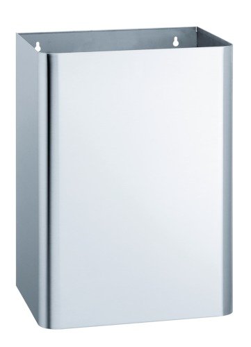 Bradley 355-650000 - Waste Receptacle 20.6 gallon - Surface-Mounted w/ Hinge Cover and Push Flap