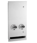 Bobrick B-37063C - TrimLineSeries® Recessed Napkin / Tampon Vendor, Free Vend Operation | Choice Builder Solutions