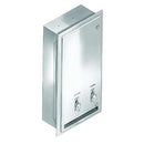 Bradley 401-400000 - Standard Series Napkin/Tampon Vendor - Recessed  Free