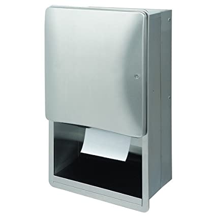Bradley 2A02-100000 - Diplomat Towel Dispenser, Sensor Activated, Semi-Recessed