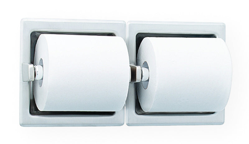 Bradley 5124-520000 - Recessed Dual Roll Toilet Paper Dispenser