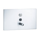 Bradley 6437-730000 - Recessed Horizontal Foam Soap Dispenser, 50 oz - Satin Finish