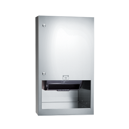 ASI-645210A-6 - Simplicity™ - Auto Paper Towel Dispenser - Roll - Battery  - Semi-Recessedecessed