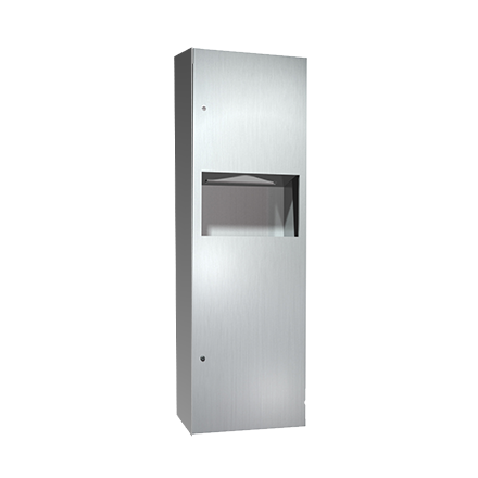 ASI-6462-9 - Simplicity™ - Paper Towel Dispenser & Waste Receptacle - Multi, C-fold - 4.2 gal. - Surface Mounted