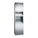 ASI-64672 - Simplicity™ - 3-in-1 Paper Towel Dispenser & Waste Receptacle - (Cabinet Only) Stainless Steel, Multi, C-fold - 6.8 gal. - Recessed