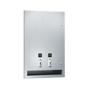 ASI-64684-25 - Simplicity™ - Sanitary Napkin and Tampon Dispenser - 25¢ Operation - Recessed