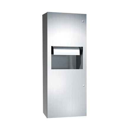 ASI-64696A-9 - Simplicity™ - Auto Paper Towel Dispenser & Waste Receptacle - Roll - Battery  - 9.9 gal. - Surface Mounted