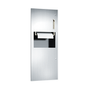 ASI-64696 - Simplicity™ - Paper Towel Dispenser & Waste Receptacle - Roll - 9.4 gal. - Recessed