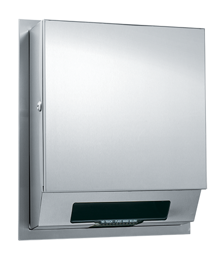 ASI 68523AC-4 - Simplicity™ - Auto Paper Towel Dispenser - Roll - (110-240V) - Semi-Recessed