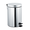 ASI 7317 - Waste Receptacle - Pedal Activated Cover - Bright Stainless Steel - Free Standing