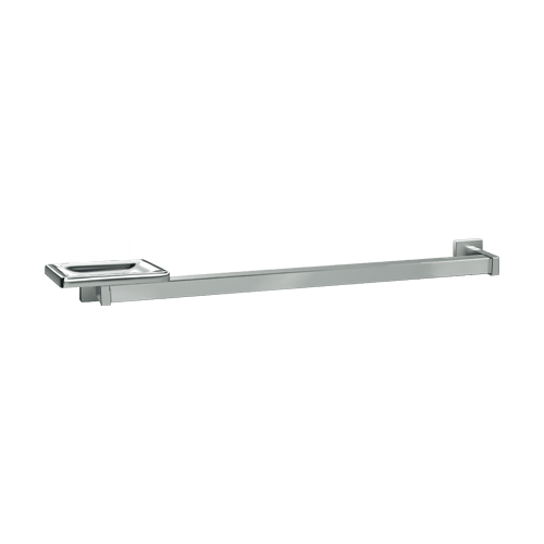 ASI-7330-S - Soap Dish & Towel Bar - Satin Stainless Steel - Surface Mounted