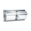 ASI-74022-HB - Toilet Tissue Holder - Double, Hooded - Bright Stainless Steel - Recessed