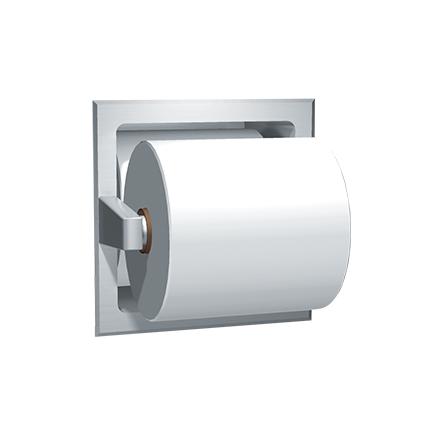 ASI-7403-B - Toilet Tissue Spare Holder - Bright Stainless Steel - Recessed