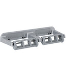 Gamco-814NRC - Surface-Mounted Toilet Tissue Holder, Double Roll , No Roll Control