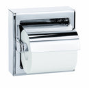 Bradley 5106-000000 - Surface-Mounted Hinged Hood Single Roll Toilet Paper Dispenser