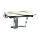 ASI-8203-20 - Folding Shower Seat  - Rectangular, ADA - Solid Phenolic, White - Compact 20"W