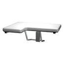 ASI-8205-R - Folding Shower Seat  - L-Shaped, Right Hand, ADA - Padded w/ Phenolic Core - 33"W