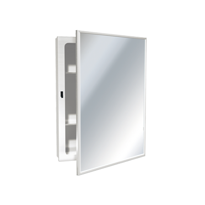 ASI-8338 - Medicine Cabinet - Enameled Steel - 14-1/4"W  20-1/4"H - Surface Mounted