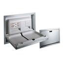 ASI 9013 - Baby Changing Station -  Horizontal - Stainless Steel - Recessed