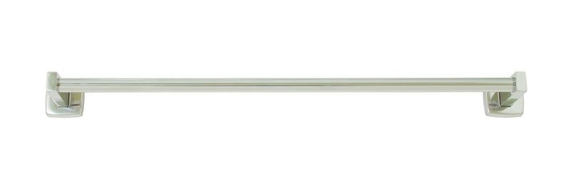 Bradley 9066-180000 - Bright Polished Stainless Steel Round Towel Bar 18"