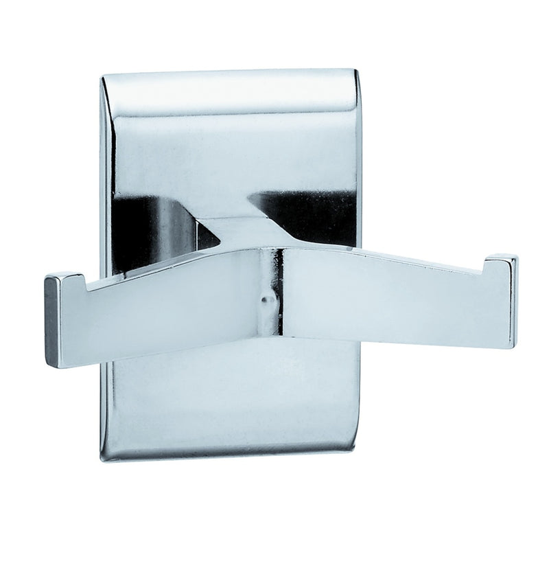 Bradley 912-000000 - Contemporary Series Chrome Plated Double Robe Hook