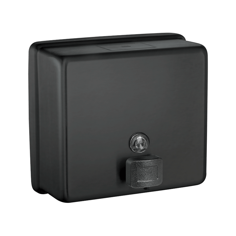 ASI 9343-41 - Matte Black Liquid Soap Dispenser – Surface Mounted
