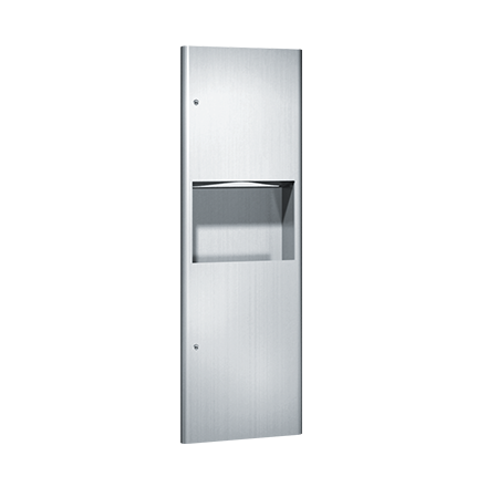 ASI-9462 - Profile™ - Paper Towel Dispenser & Waste Receptacle - Multi, C-fold - 9 gal. - Recessed