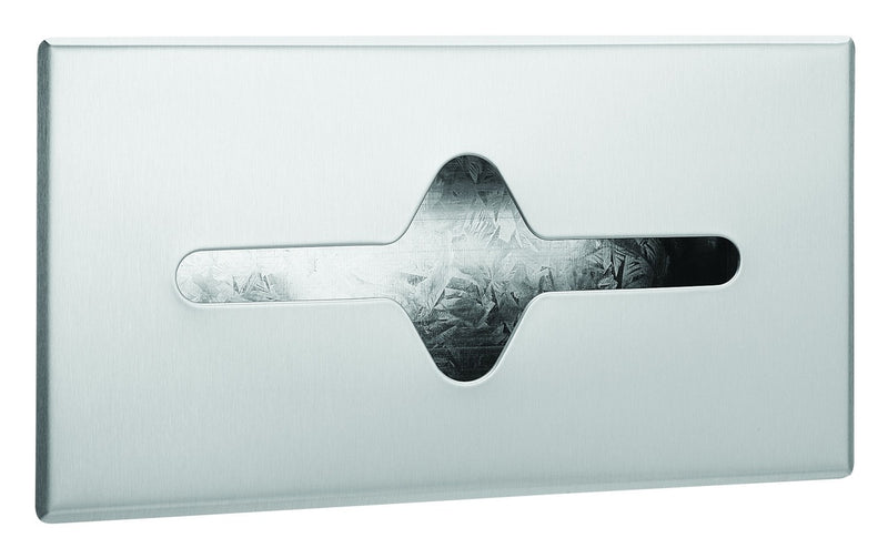 Bradley 987-000000 - Recessed Stainless Steel Facial Tissue Dispenser, 1 - 100 Tissue Box