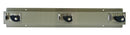 Bradley 9953-000000 - Mop & Broom Holder, Stainless Steel - 24" - 3 Holders