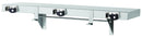 Bradley 9983-000000 - Mop & Broom Holder, Stainless Steel - 30" - 3 Holders and 2 Hooks