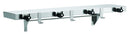 Bradley 9985-000000 - Mop & Broom Holder, Stainless Steel - 42" - 5 Holders and 4 Hooks