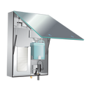 ASI 0661-T - Velare™ BTM System - Stainless Steel Cabinet w/ Frameless Mirror, Liquid Soap Dispenser and Paper Towel Dispenser - Surface Mounted