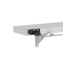 Bobrick B-224x36 - Shelf with Mop and Broom Holders and Rag Hooks / Shelves / Custodial Accessories 36"