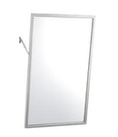 Bobrick B-294 1830 - Angle-Frame Two Position Tilt Mirror 18"x30" | Choice Builder Solutions