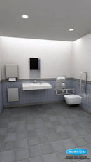 Bobrick B-3574 -  ClassicSeries® Seat-Cover Dispenser, Sanitary Napkin Disposal and Toilet Tissue Dispenser