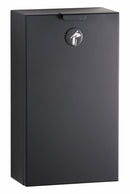 Bobrick B-35139.MBLK - Surface-Mounted Hygienic Waste Receptacle Matte Black