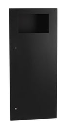 Bobrick B-35643.MBLK - TrimLineSeries™ Recessed Waste Receptacle, Matte Black
