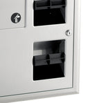 Bobrick B-3579 - ClassicSeries® Seat-Cover Dispenser, Sanitary Napkin Disposal and Toilet Tissue Dispenser