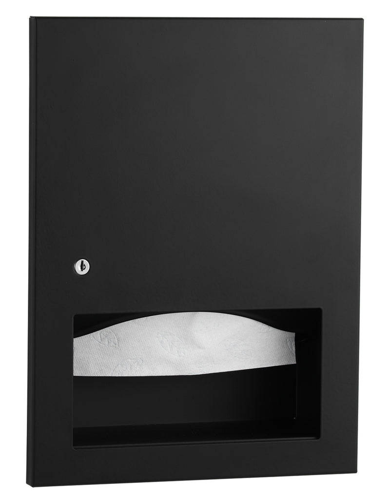 Bobrick B-359033.MBLK - TrimLineSeries™ Recessed Paper Towel Dispenser, Matte Black